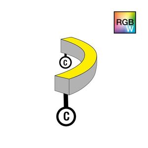 SLC napájení pro NeonFlex 24V Side-Bend RGBW C obraz