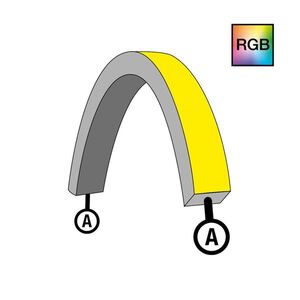 SLC napájení pro NeonFlex 24V Top-Bend RGB A obraz