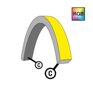 SLC napájení pro NeonFlex 24V Top-Bend RGB C obraz