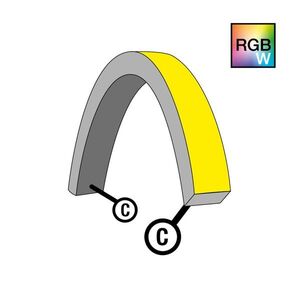 SLC napájení pro NeonFlex 24V Top-Bend RGBW C obraz
