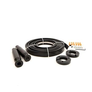 SLC profil SkyLine 11mm PVC široký 12m sada černý obraz