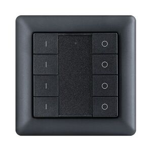 SLC SmartOne Zigbee 4CH nástěnný panel IP20 černý obraz