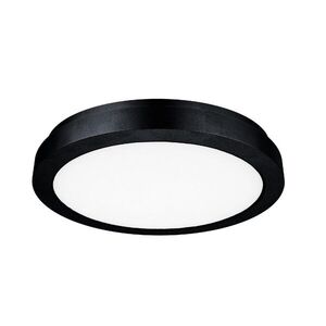 SLC stropní LED svítidlo Space 300 mm černé 2490lm 2700/3200/4000K stmívatelné IP20 opál obraz