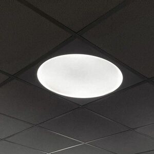 SLC Think 600x600 kruhový rám pro LED panel černý obraz