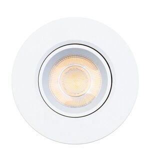 SLC vestavné LED svítidlo LuxOne 6 W 220-240 V 3000 K IP44 stmívatelné 36° Ra90 bílé obraz