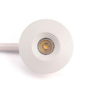 SLC vestavné LED svítidlo MiniOne Fixed 2, 1 W 3 V 2700 K stmívatelné IP65 32 mm 45° Ra90 bílé obraz