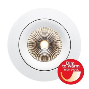 SLC vestavné LED svítidlo One360 DTW pr.68-83 mm bílé 444lm 1800-3000K Ra90 DALI IP44/IP20 36° obraz