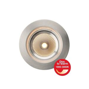 SLC vestavné LED svítidlo OneSoft Dim-To-Warm 8 W 220-240 V 1800-3000 K stmívatelné IP54 36° Ra90 hliník obraz
