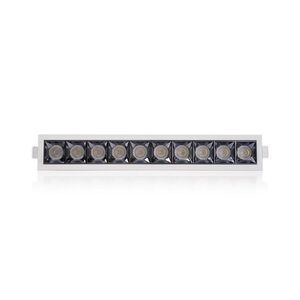 SLC vestavné LED svítidlo PIXEL 10x 25 W 220-240 V 3000 K stmívatelné 36° Ra90 bílé obraz