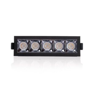 SLC vestavné LED svítidlo PIXEL X5 13 W 220-240 V 2700 K stmívatelné 36° Ra90 černé obraz