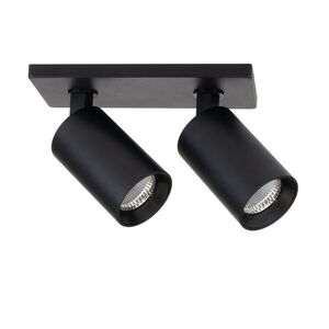 SLC vestavné stropní LED svítidlo Art 2x10 W 220-240 V 3000 K stmívatelné 36° Ra90 černé obraz