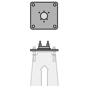 SLC základna pro svítidlo Faro/Obelix CPro C160 Bollard černá obraz