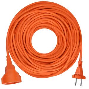 Solight 1z pohyblivý přívod - spojka, 30m, 2 x 1, 5mm2, oranžová PS24 obraz