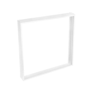 Solight hliníkový bílý rám pro instalace 595x595mm LED panelů na stropy a zdi, výška 68mm, bez šroubový WO906-W obraz
