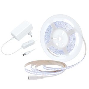 Solight LED COB pásek, sada s adaptérem, vypínač, 5m, 8W/m, 800lm/m, studená bílá WM59-CW obraz