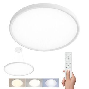 Solight LED osvětlení s dálkovým ovladačem Estela White, 50W, 5400lm, 60cm, URG WO8023 obraz
