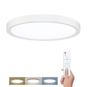Solight LED osvětlení s dálkovým ovladačem Estela White, 60W, 4500lm, 50cm, změna chromatičnosti, stmívatelné WO8021 obraz