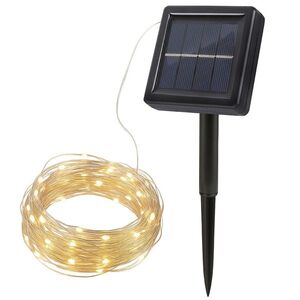 Solight LED solární řetěz, 200LED, 22m, teplá bílá WL919 obraz