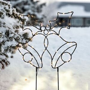 Solight LED venkovní dekorace zvonečky, 100x LED, časovač, 55cm, 3x AA 1V289 obraz