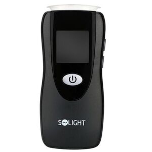 Solight profesionální bezkontaktní alkohol tester, Fuel Cell, 0, 0 - 5, 0‰ BAC, citlivost 0, 08‰ 1T08 obraz