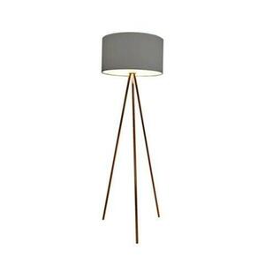 Stojací lampa AZzardo Finn copper grey AZ3011 E27 1x60W IP20 45cm šedo-měděná obraz