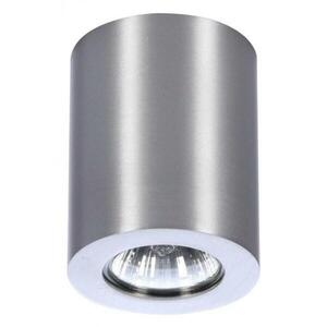 Stropní bodové přisazené svítidlo AZzardo Boris aluminium AZ1053 GU10 1x50W IP20 7, 5cm kulaté hliníkové obraz