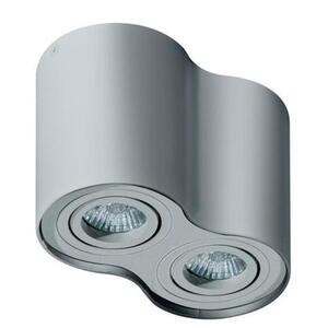 Stropní bodové přisazené svítidlo AZzardo Bross 2 bright grey AZ1787 GU10 2x50W IP20 17cm světle šedé obraz