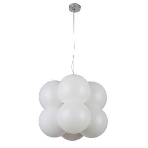 Závěsné svítidlo AZzardo Aris 8 pendant white AZ2057 E27 8x60W IP20 42cm bílé obraz