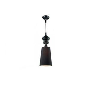 Závěsné svítidlo AZzardo Baroco 1 pendant black AZ0064 E27 1x15W IP20 25cm černé obraz