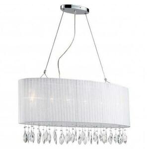 Závěsné svítidlo AZzardo Sidney oval white AZ0757 E14 6x40W IP20 82cm bílé obraz