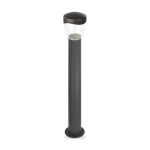 EMOS Antracitový zahradní sloupek Arteo pro žárovku E27 80cm ZGA0C0P obraz