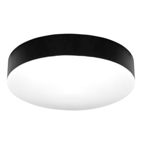 Ecolite Černé stropní LED svítidlo Makaron kulaté 500mm 50W IP44 CCT WML500-CCT/50W/CR obraz
