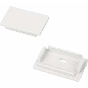 LED Solution Koncovka nástěnného profilu N2 bílá Vyberte variantu: Koncovka s otvorem LP107W-END-HOLE obraz