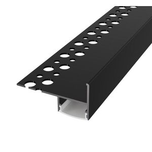 LED Solution Schodišťový profil pro LED pásky SCH2 černý Vyberte variantu a délku: Profil bez difuzoru 2m LP407B obraz