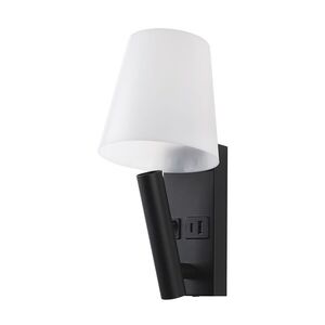 LED Solution Černé nástěnné LED svítidlo s USB/PD nabíjením 2W 240016 obraz