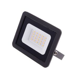 T-LED Černý LED reflektor 20W Economy Barva světla: Teplá bílá 103004 obraz