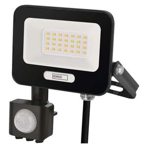 EMOS Černý LED reflektor 20W s pohybovým čidlem ZS2324B obraz