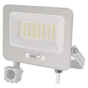 EMOS Bílý LED reflektor 50W s pohybovým čidlem ZS2344W obraz