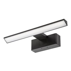 Rabalux Černé LED svítidlo nad zrcadlo 3v1 Loric 30cm 6W 75024 obraz