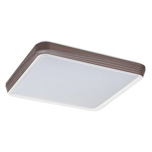 Rabalux Hnědé stropní LED svítidlo Druzor hranaté 480x480mm 40W 71166 obraz
