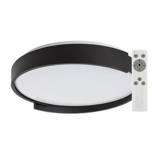 Rabalux Černé stropní LED svítidlo Laleh 400mm 24W CCT s DO 71305 obraz