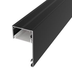 LED Solution Nástěnný profil pro LED pásky N12 černý Vyberte variantu a délku: Profil bez difuzoru 2m LP408B obraz
