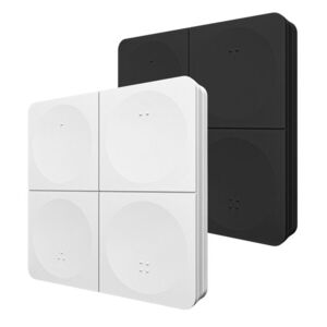 LED Solution Mi-Light MiBoxer RF Bezdrátový nástěnný ovladač pro jednobarevné LED pásky, 4-kanálový Vyberte barvu: Bílá K4 obraz