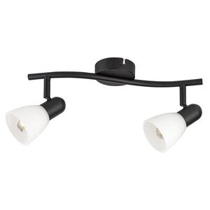 Rabalux Černé stropní svítidlo Soma pro žárovku 2x E14 73092 obraz