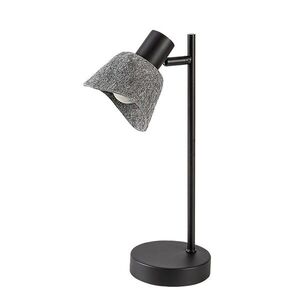 Rabalux Šedá stolní lampa Farelia pro žárovku E14 74018 obraz