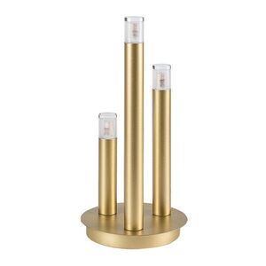Rabalux Zlatá stolní lampa Ramira pro žárovku 3x G9 74366 obraz