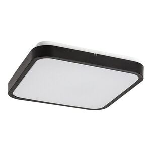 Rabalux Černé stropní LED svítidlo Alenzo hranaté 290x290mm 24W IP44 CCT 71432 obraz