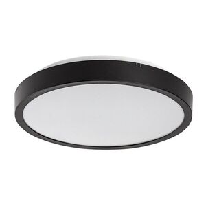 Rabalux Černé stropní LED svítidlo Alenzo kulaté 255mm 12W IP44 CCT 71435 obraz