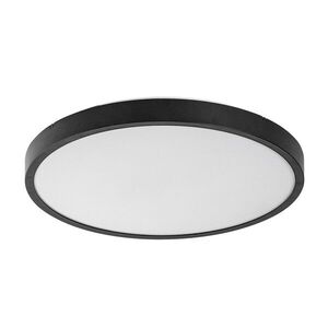 Rabalux Černé stropní LED svítidlo Alenzo kulaté 355mm 24W IP44 CCT 71437 obraz