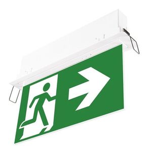 LED Solution Bílé vestavné nouzové osvětlení s piktogramem 2, 5W 90285_90582 obraz